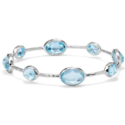 8-Stone Bangle Bracelet