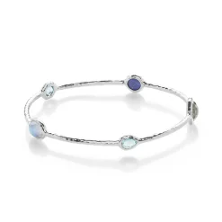 5-Stone Bangle Bracelet