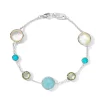 7-Stone Link Bracelet