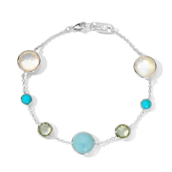 7-Stone Link Bracelet