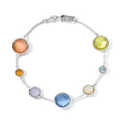 7-Stone Link Bracelet