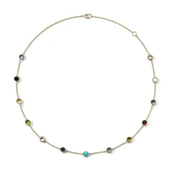 13-Stone Station Confetti Necklace