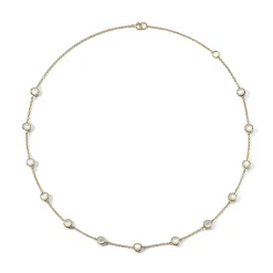 13-Stone Station Confetti Necklace