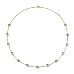 13-Stone Station Confetti Necklace