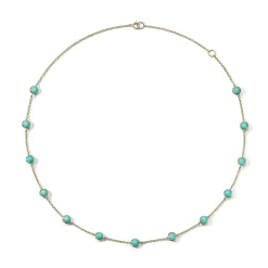13-Stone Station Confetti Necklace
