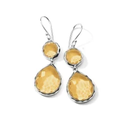 Teardrop Snowman Earrings