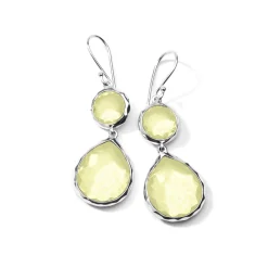 Teardrop Snowman Earrings