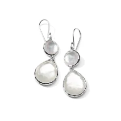 Teardrop Snowman Earrings