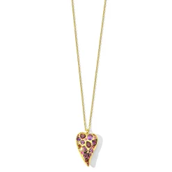 Valentina Heart Pendant Necklace 18-20"