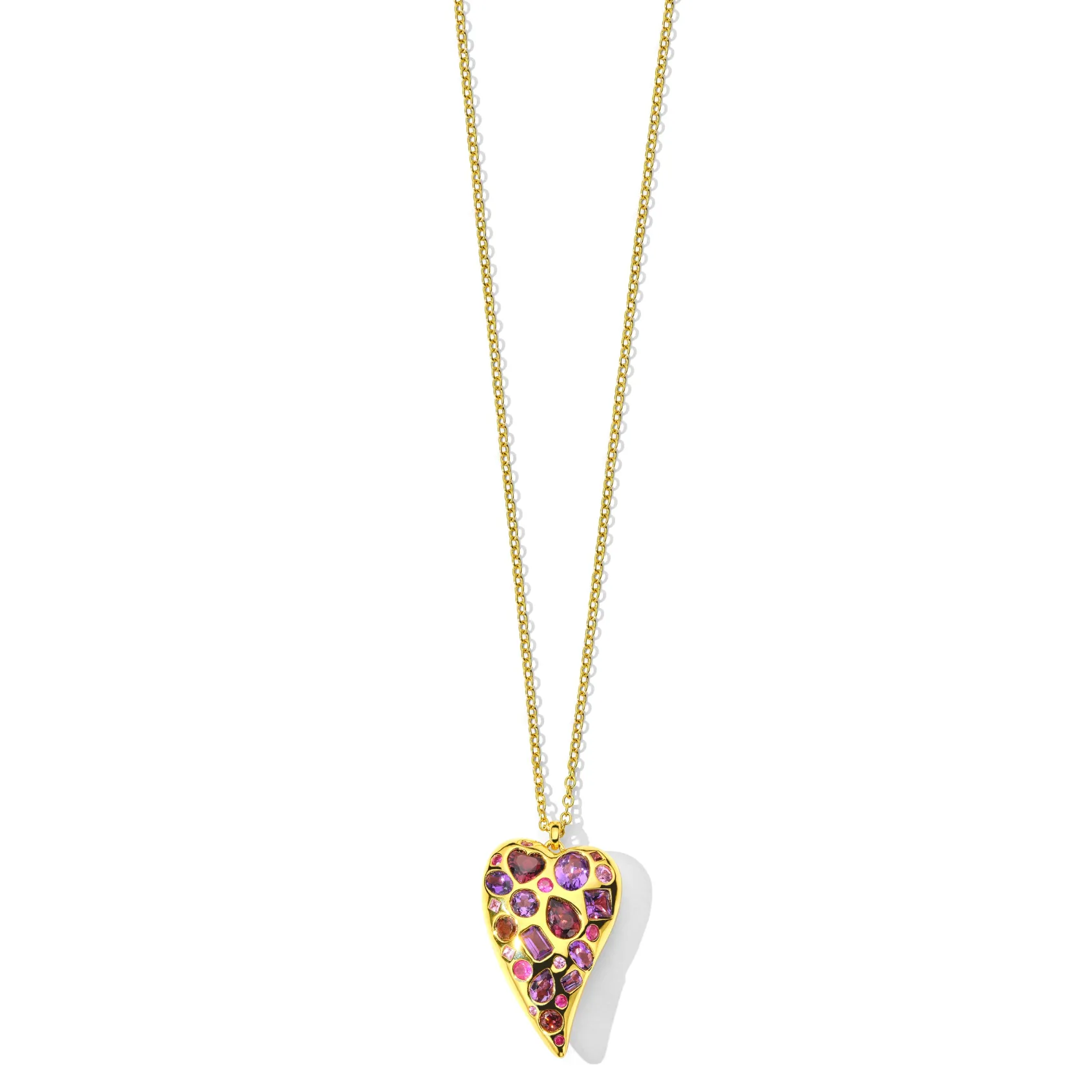Valentina Heart Pendant Necklace 18-20"