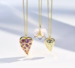 Valentina Heart Pendant Necklace 18-20