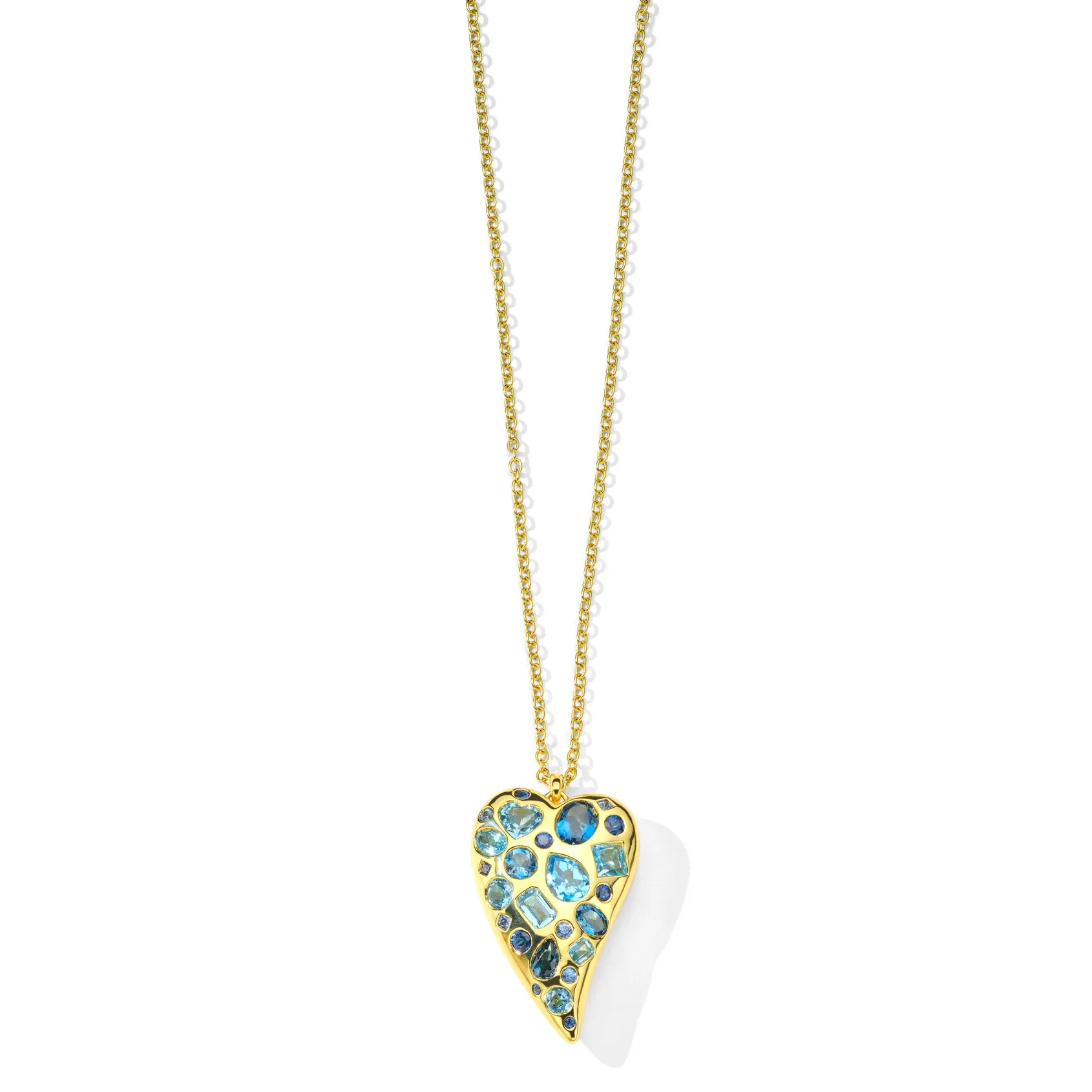 Valentina Heart Pendant Necklace 18-20"
