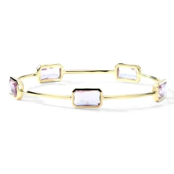 Wide Gelato Multi-Stone Bangle Bracelet