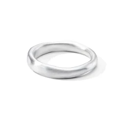 Wide Squiggle Band Ring