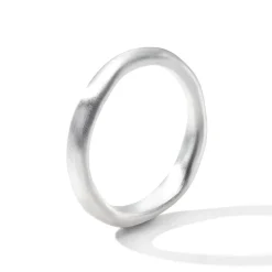 Wide Squiggle Band Ring
