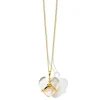 Wrapped Heart Pendant Necklace 30"