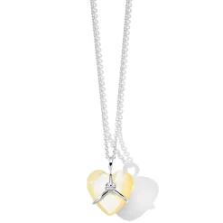 Wrapped Heart Pendant Necklace 30